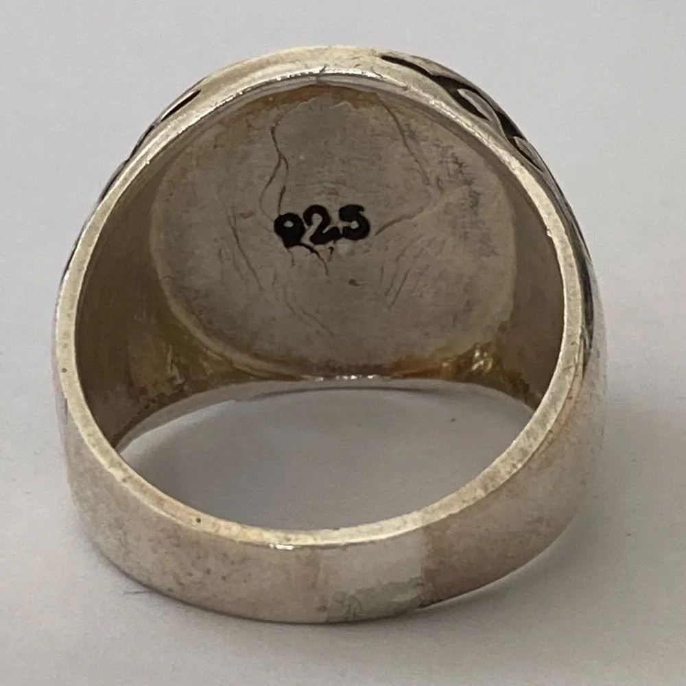 925 Silver ring iron cross sterling